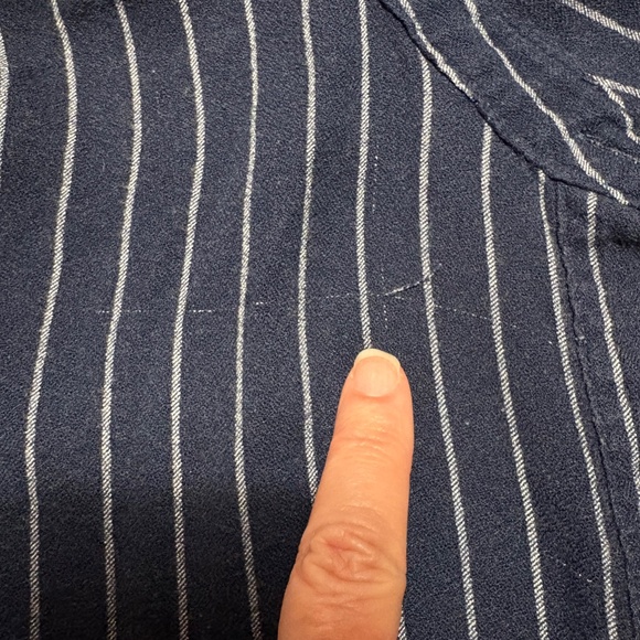 Forever 21 pinstriped shirt dress - as is - size small - Picture 7 of 9